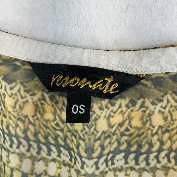 Elegant Floral Women's Tunic in Teal and Pink A556 - Picture 3 of 4